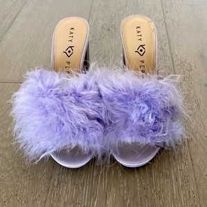 Feather Katy Perry Powder Bon Bon heels